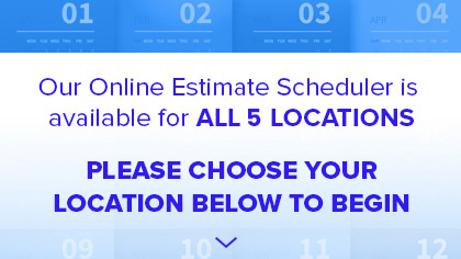 Use our scheduler to make an appointment for a FREE estimate!